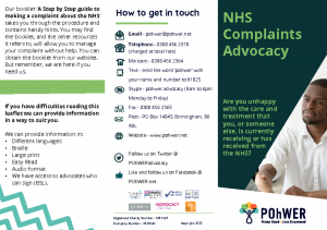 NHS Advocacy Service
